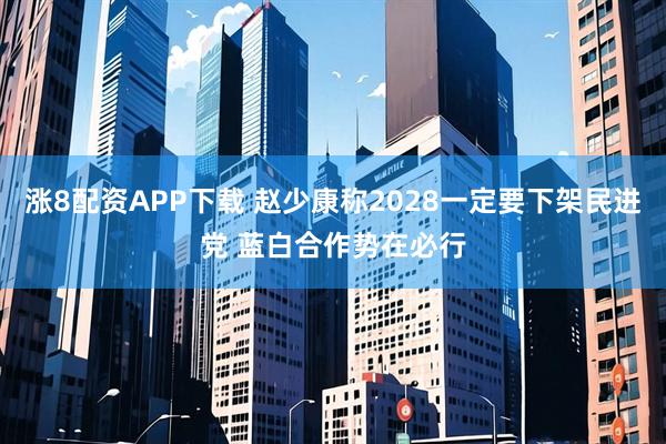 涨8配资APP下载 赵少康称2028一定要下架民进党 蓝白合作势在必行