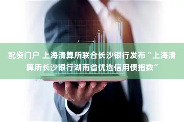 配资门户 上海清算所联合长沙银行发布“上海清算所长沙银行湖南省优选信用债指数”